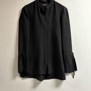 Lafayette blouse with tie sleeve